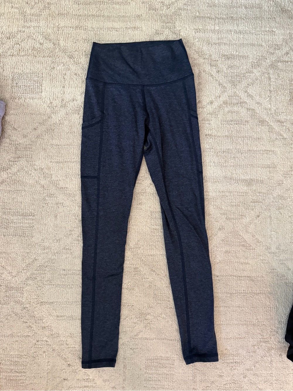 aerie Women's Heathered Dark Navy Leggings